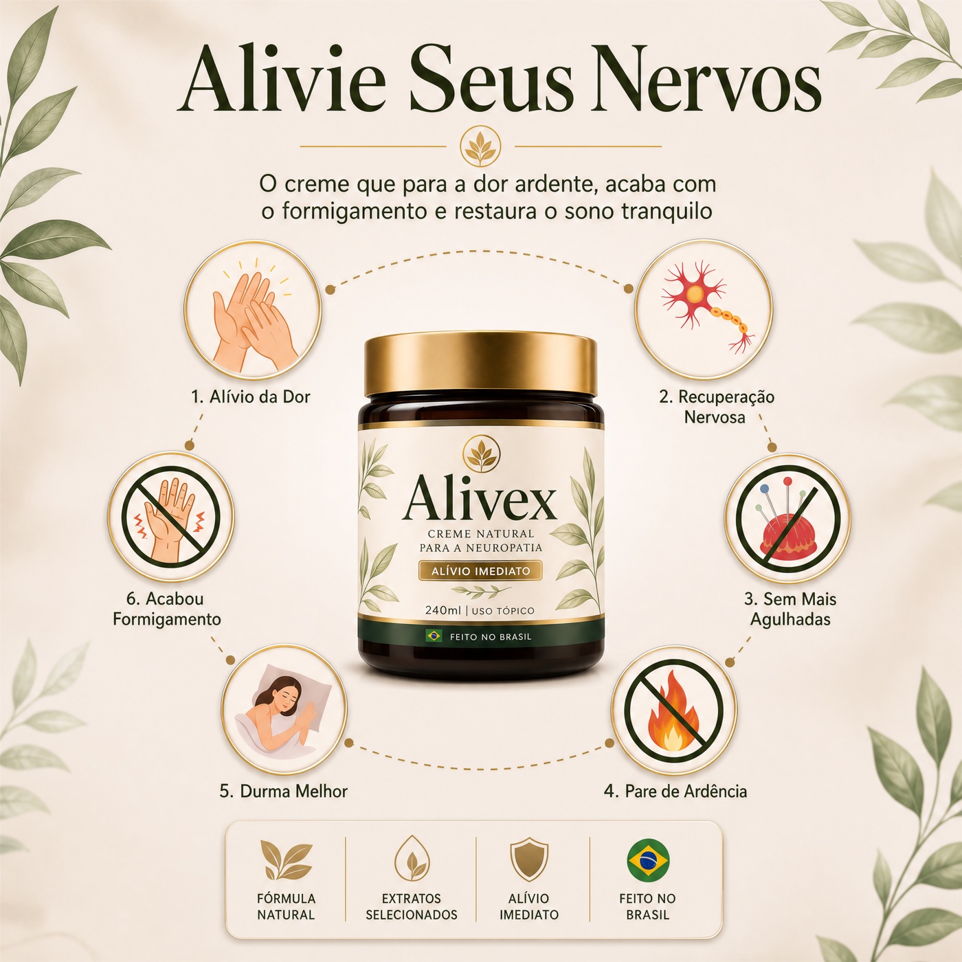 Alivex — como o creme age na dor nervosa